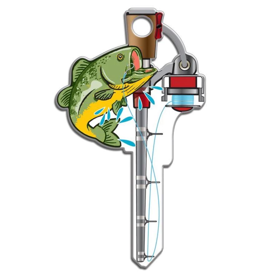 [B117K] Lucky Line B117K Fishing Key Shape KW1/11 Keyway