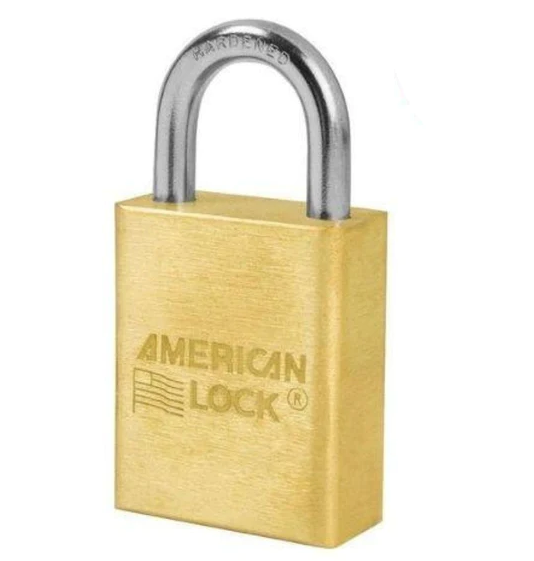 [A5530KA] American Lock A5530KA Brass Padlock 1-1/2In With 1In Shackle