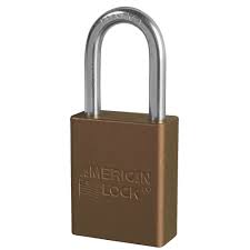 [A1106KZW1BRN] American Padlock A1106KZW1BRN1.5In Brown Master M1 Keyway Zero Bitted