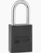 [A1105KABLK 22638] American Lock A1105KABLK 22638 Padlock AL 1.5in Black