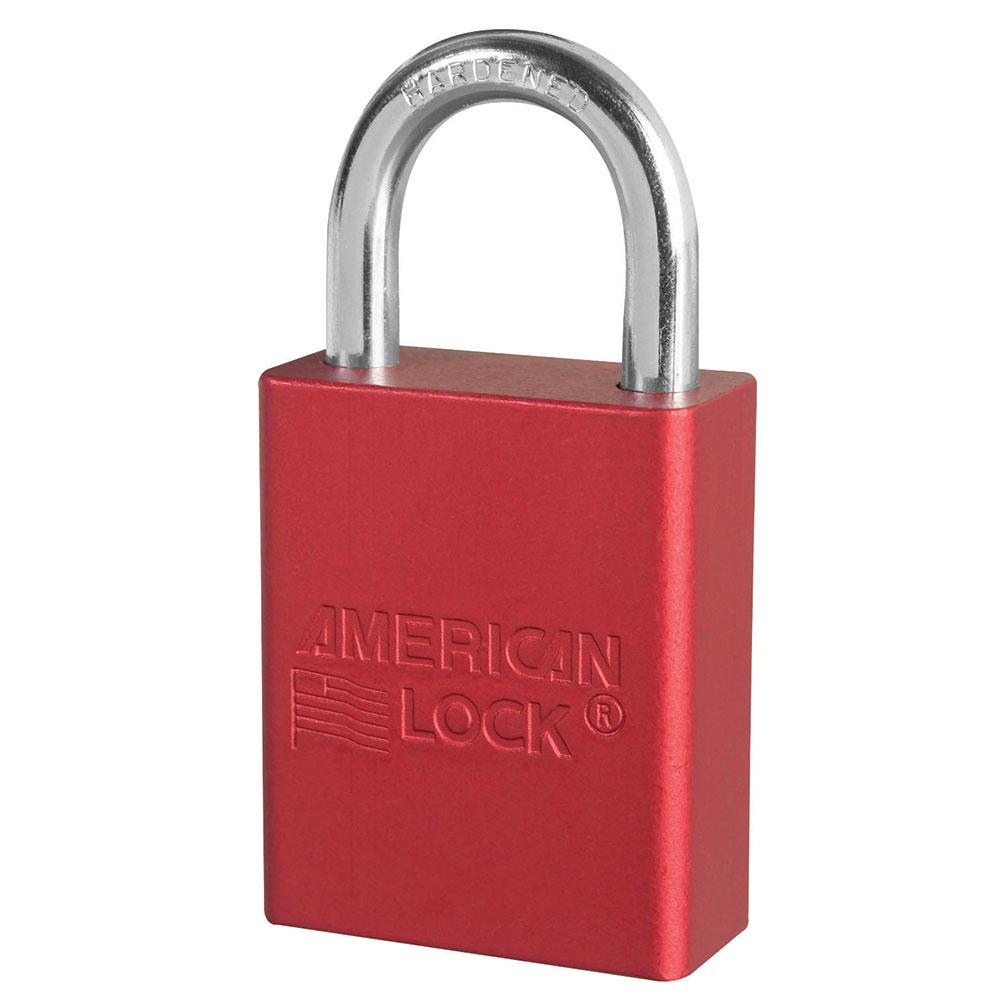 [A1105RED] Padlock Al 1-1/2 Red
