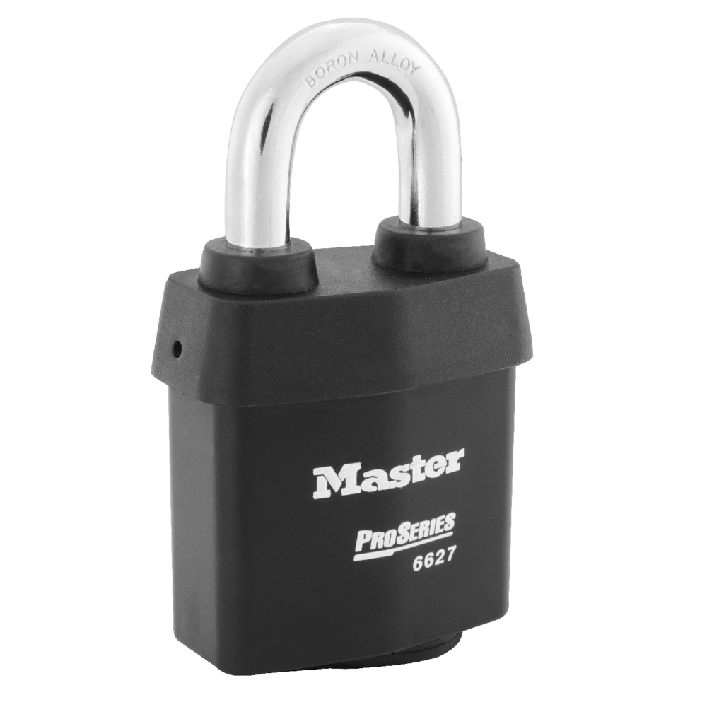 [6627WO] Master Lock 6627WO 2-5/8" (67mm) Wide ProSeries® Weather Tough® Laminated Steel Rekeyable Interchangeable Core Padlock (Without Cylinder)