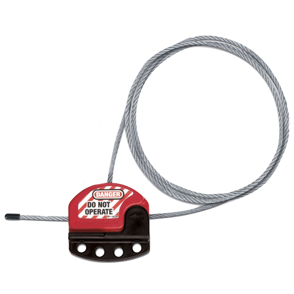 [S806CBL3] Master Lock S806CBL3 Adjustable Cable Lockout, 3ft (91.4cm) Cable