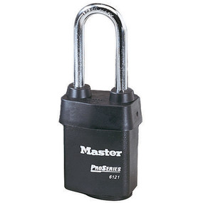 [6121LJWO] Master Lock 6121LJWO 2-1/8" (54mm) Wide ProSeries® Weather Tough® Laminated Steel Rekeyable Interchangeable Core Padlock (Without Cylinder) w/ 2-1/2" (64mm) Shackle