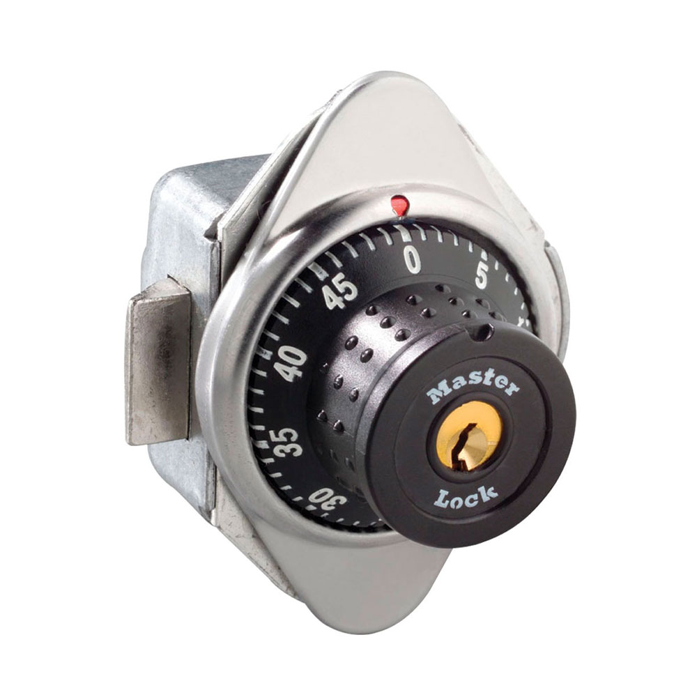 [1652MD] Master Lock 1652MD Built-In Combination Lock with Metal Dial for Single Point Latch Lockers - Hinged on Right
