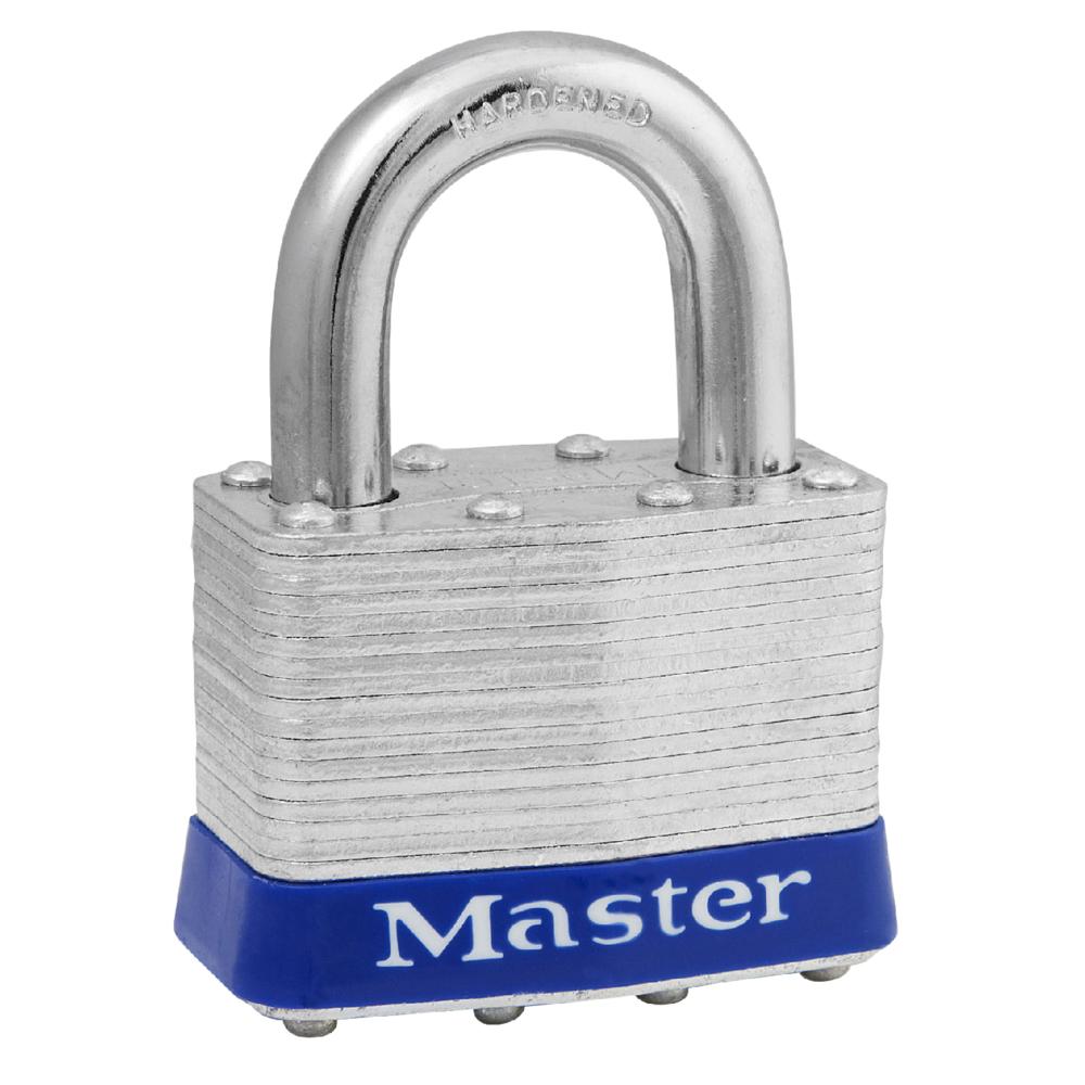[5UP] Masterlock 5UP 2" (51mm) Wide Laminated Steel Pin Tumbler Padlock, Universal Pin