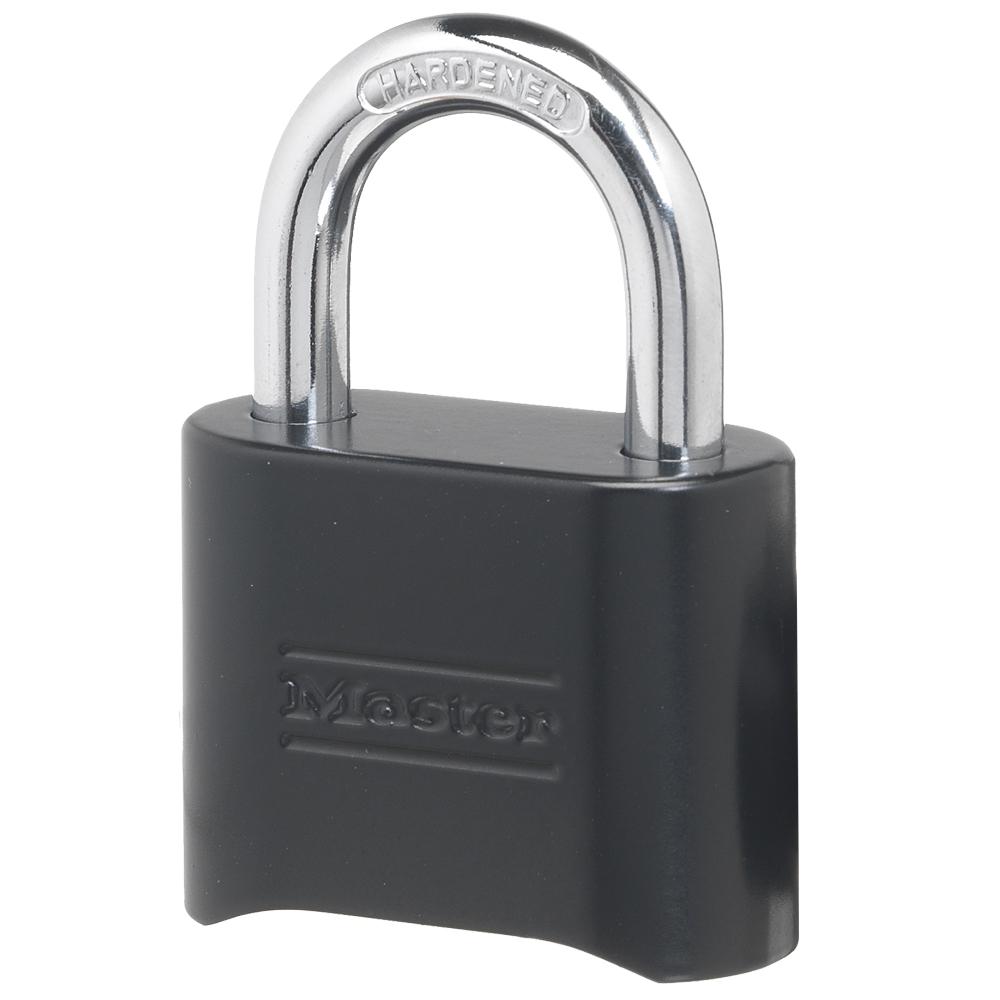 [178D] Master Lock 178D 2" (51mm) Wide Set Your Own Combination Solid Body Padlock; Black