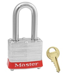 [3KALF RED 2246] Master Lock 3KALFRED Red Laminated Steel Safety Padlock keyed to 2246