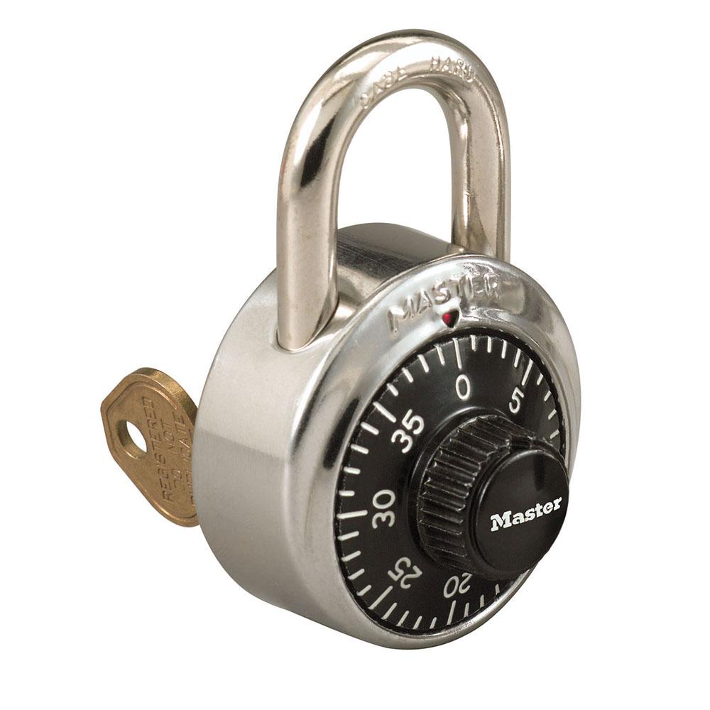 [1525 V68] Master Lock 1525 1-7/8" (48mm) General Security Combination Padlock w/ Key Control Feature V68