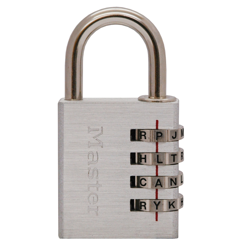 [643DWD] Master Lock 643DWD 1-9/16" (40mm) Wide Set Your Own WORD Combination Padlock