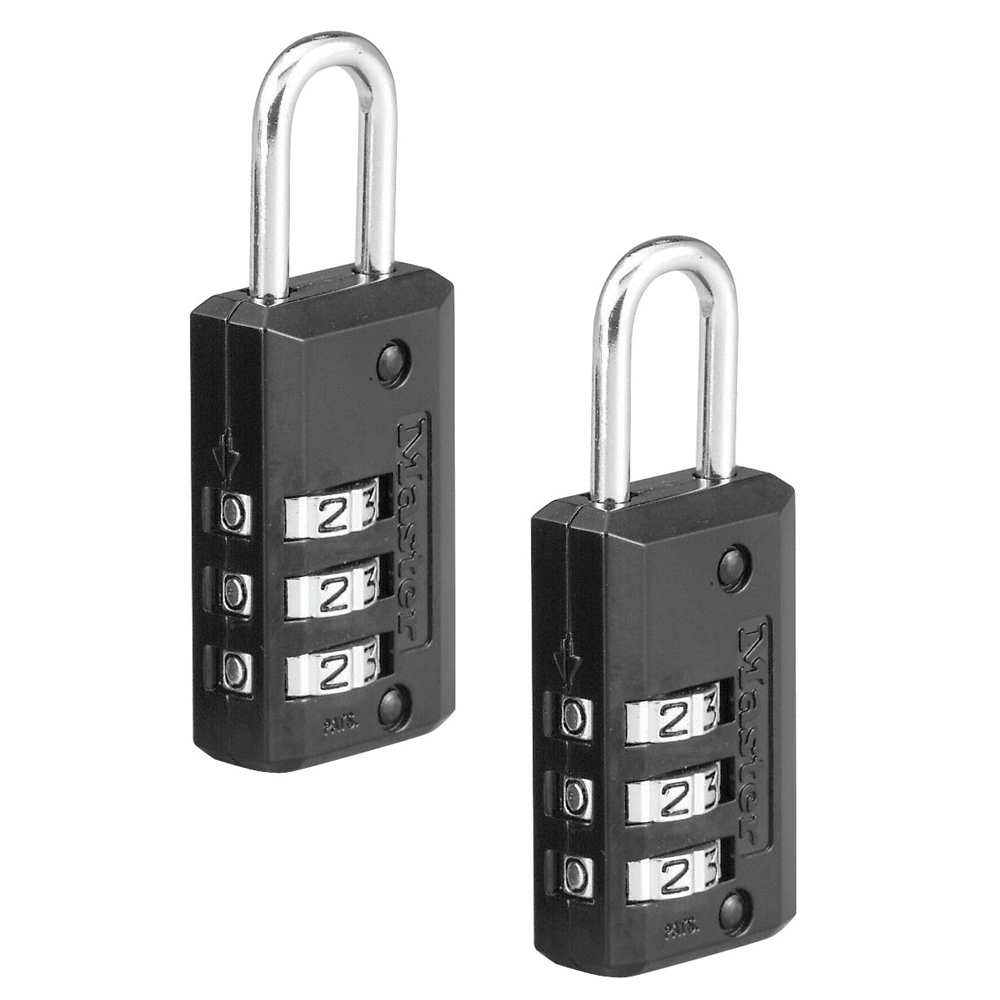 [646T] Master Lock 646T 13/16" (20mm) Wide Set Your Own Combination Lock; 2-Pack