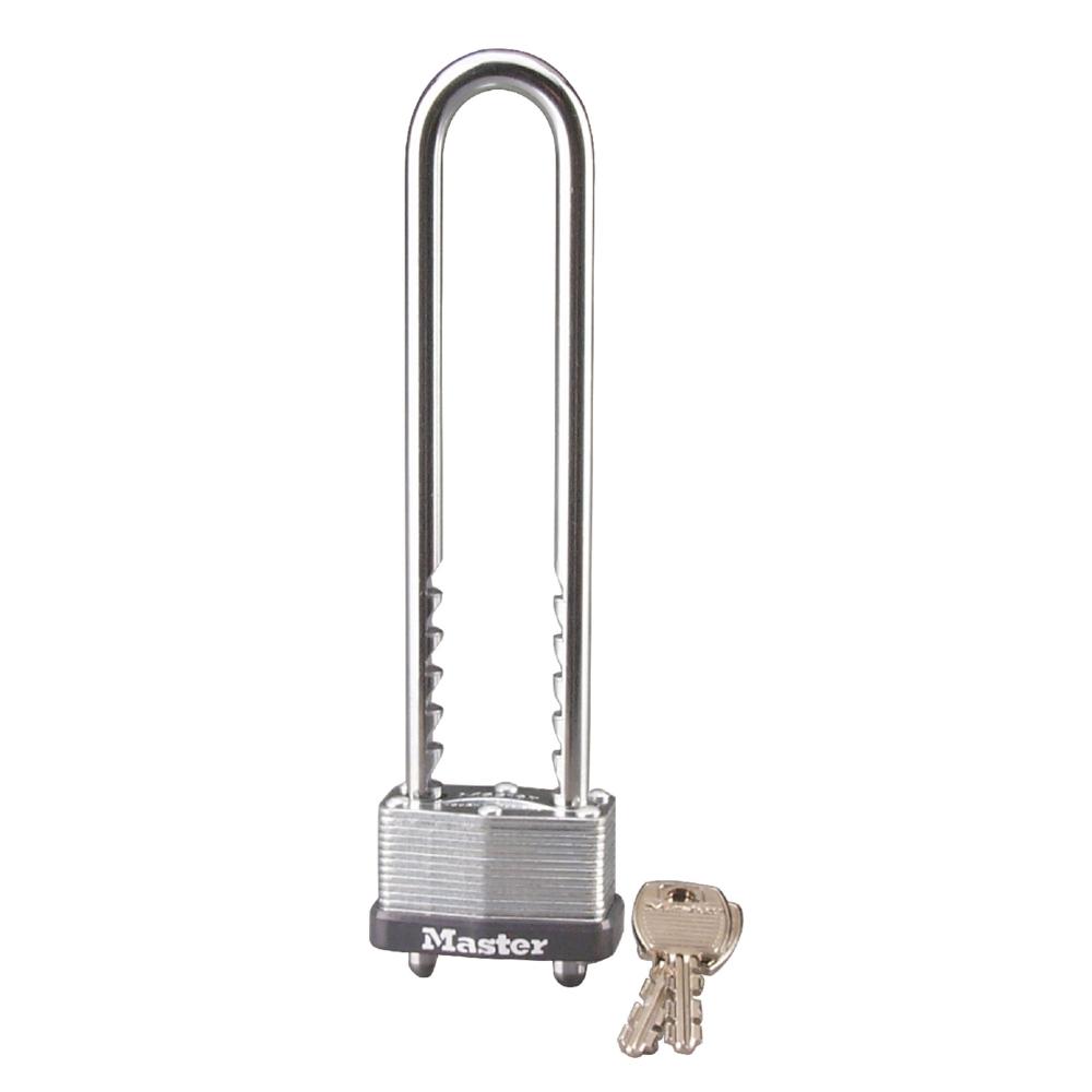 [517D] Master Lock 517D 1-3/4" (44mm) Wide Laminated Steel Warded Padlock with Adjustable Shackle