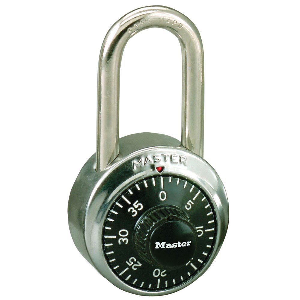 [1500LF] Master Lock 1500LF 1-7/8" (48mm) General Security Combination Padlock with 1-1/2" (38mm) Shackle