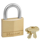 [140D] Master Lock 140D 1-9/16" (40mm) Wide Solid Brass Body Padlock