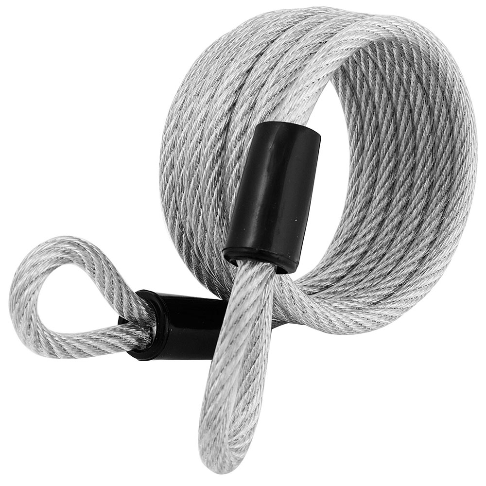 [65D] Master Lock 65D 6ft (1.8m) Long x 1/4" (6mm) Diameter Looped End Cable