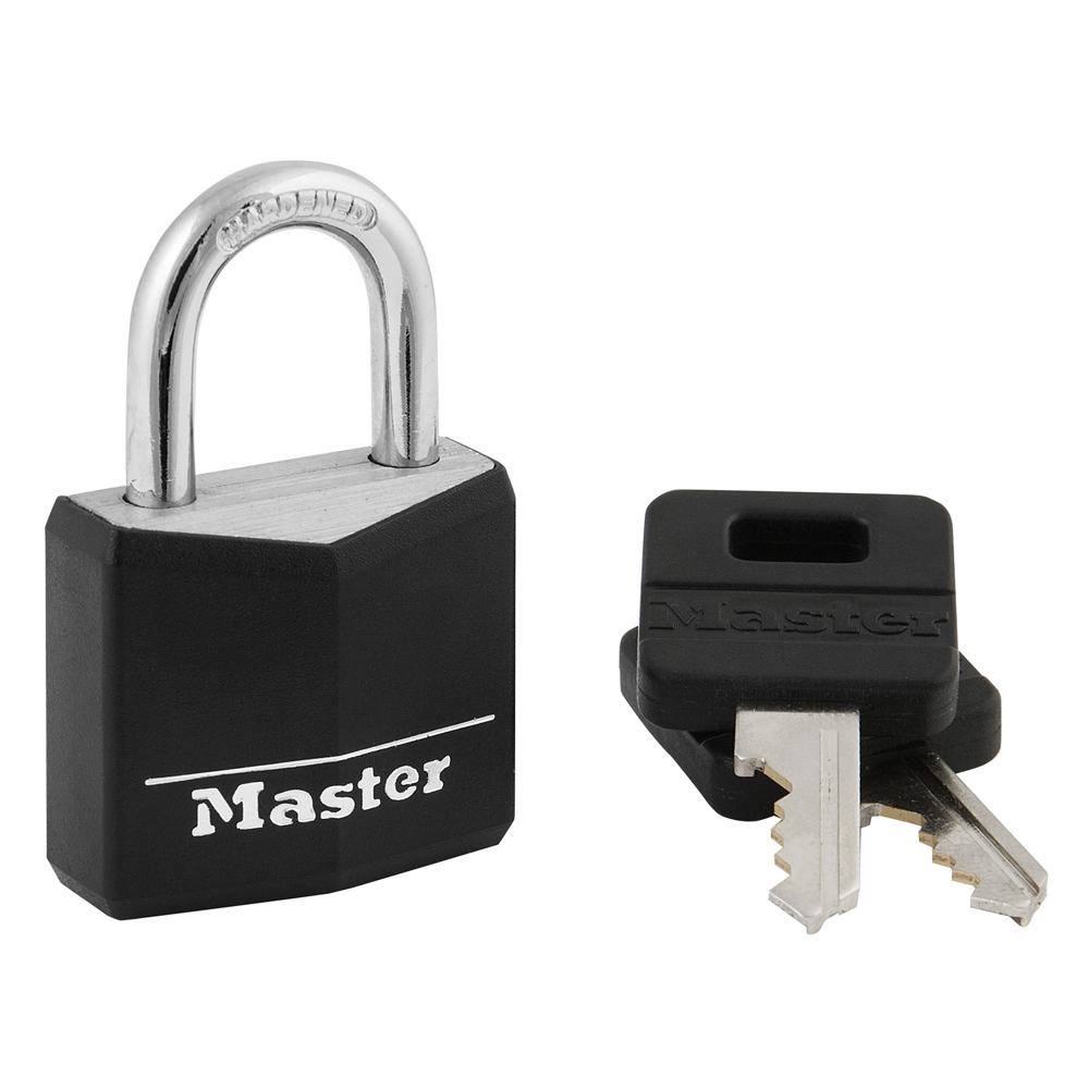 [131D] Master Lock 131D 1-3/16" (30mm) Wide Covered Solid Body Padlock