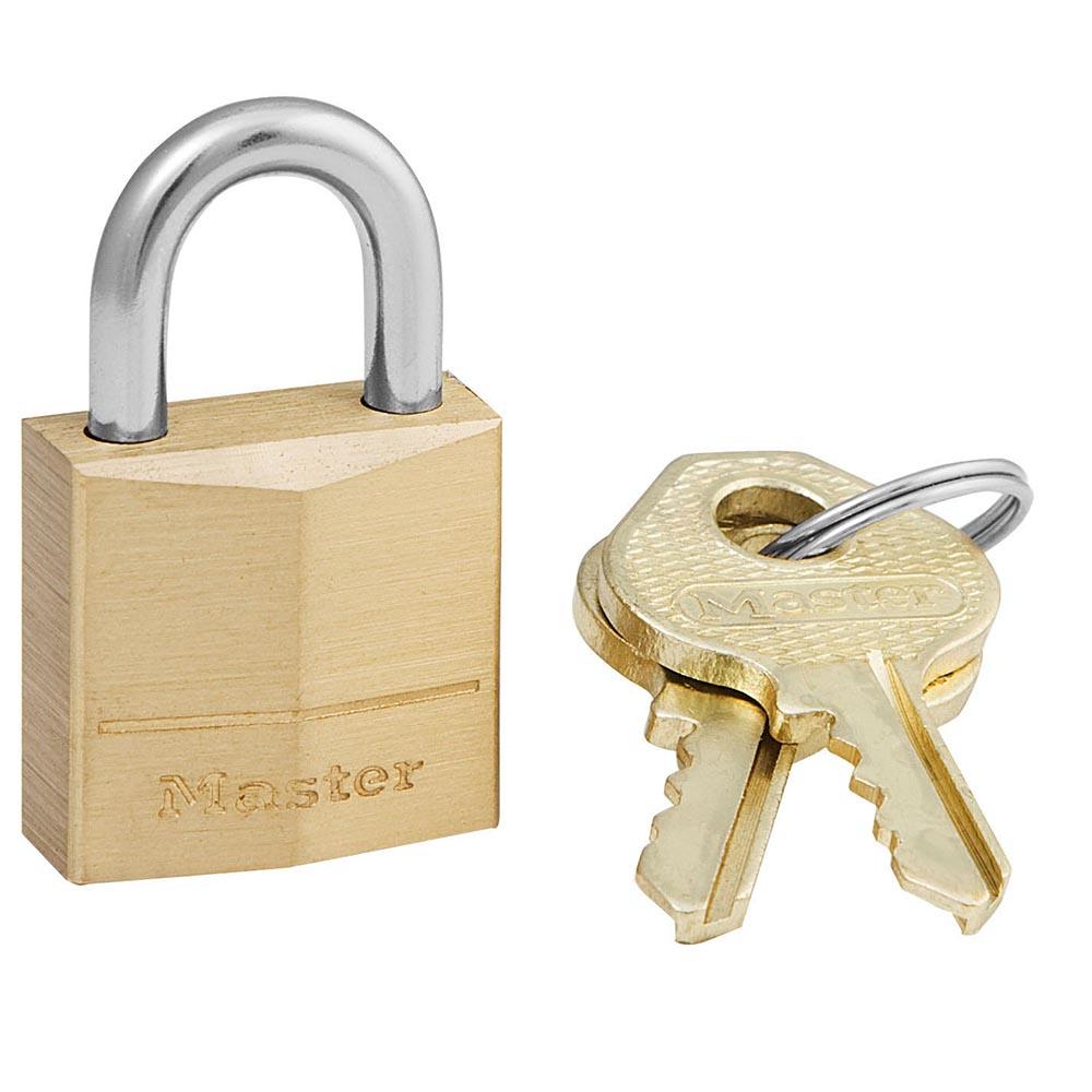 [120DKA 1A36] Master Lock 120DKA 3/4" (19mm) Wide Solid Brass Body Padlock, Keyed Alike w/ 1A36 Keyway