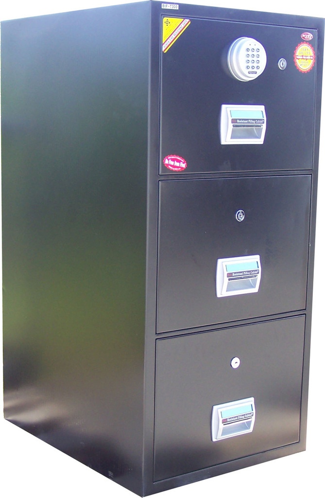 BIF-300 - 3 Drawer Fire-Proof Filing Cabinet